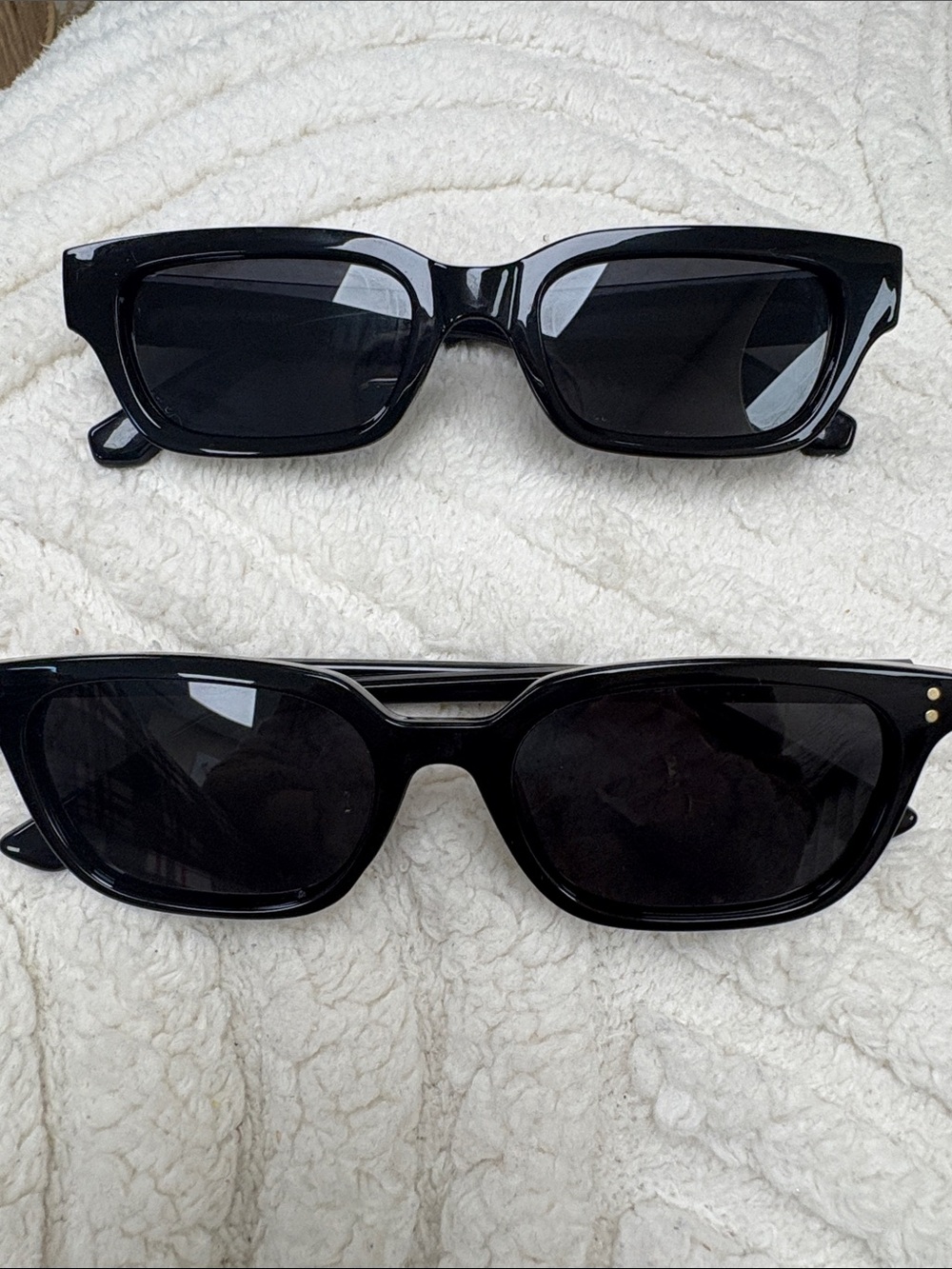 Women’s VANLINKER Black Rectangular Sunglasses — Classic UV 400 Polarized Shades
